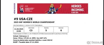 IIHF MS v hokeji ženy 2025 - 3