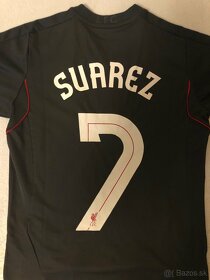 Futbalový dres Liverpool FC 2011-12 away - Luis Suarez - 3