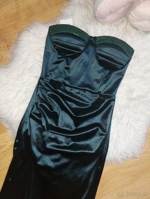 Smaragdové šaty × onesize - 3