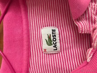 LACOSTE originál baby pink damske tricko 38 - 3