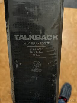 Damske skialpove lyze K2 talkback 84/160 cm - 3