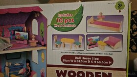 Drevený domček pre bábiky Barbie - 3