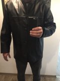 Kožená bunda, čierna, veľkosť XL - 3
