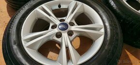 Predám alu. disky Ford 5x108 R16 ,TPMS ,matice,pneu - 3