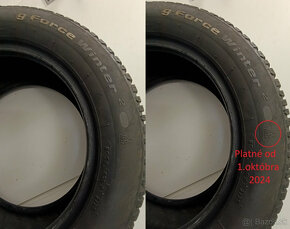 Predám sadu 4ks Zimné Pneu 185/60 R15 BFGOODRICH G-FORCE. - 3