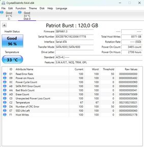 SSD Patriot 120GB - 3