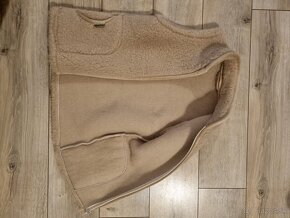 Vesta z ovcej vlny merino+camel - 3