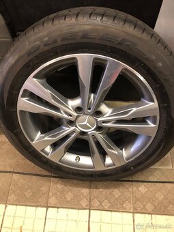 MERCEDES ORIGINAL 5X112 ALU DISKY 18 S PNEU BRIDGESTONE - 3