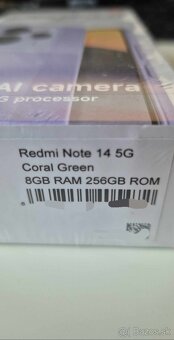 Xiaomi Redmi Note 14 5G 8GB/256GB Coral Green Xiaomi Redmi N - 3