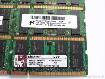 predám pamäte (ram) pre notebooky , 2gb DDR2 - 3