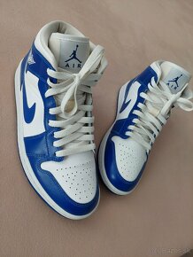 Tenisky Air Jordan 1 Mid Kentucky Blue vel. 41 - 3