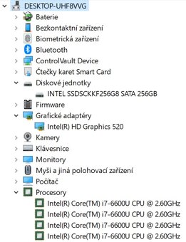 ▼Dell Latitude 7480 - 14" / i7-6600U / 8GB / SSD / ZÁR▼ - 3
