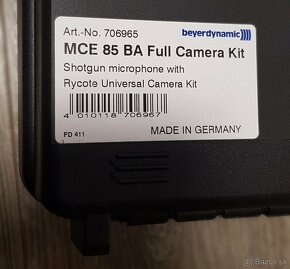 Beyerdynamic MCE 85 BA Full Camera Kit - 3