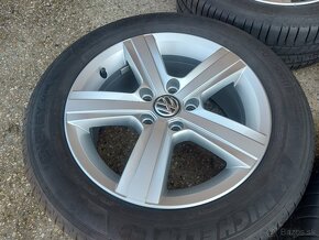 5x112R16 sada kolies orig.VW -ŠKODA-205/55R16 letne pneu - 3