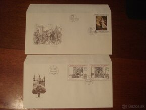 10 x FDC Československo 1986 a rôzne FDC a známky NSR - 3