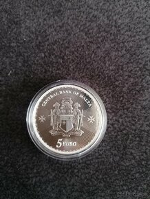 investičné strieborné mince Malta 2024 Proof silver - 3