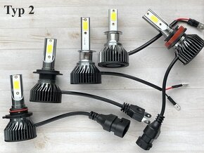 H7 led (H1,H3,H4,H8,H9,HB4...) silné, kvalitné, neoslňujú - 3