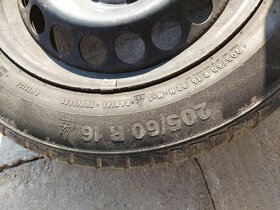 zimne pneumatiky 205/60 R16  5x112 + Disky - 3