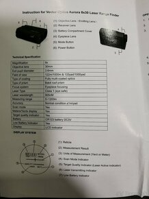 Laserovy dialkomer Vector Optics - 3