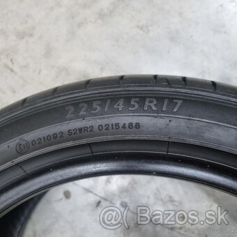 Letné pneumatiky 225/45 R17 DUNLOP DOT0919 - 3