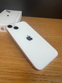 Predám iPhone 13 128GB, WHITE, TOP stav, VOLNY - 3