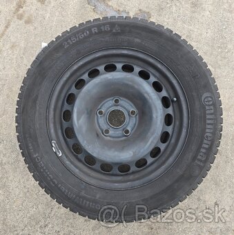 PLECHOVÉ DISKY 5x112 R16 S PNEU 215/60 R16 - 3