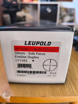 Predám Leupold VX6 HD 3-18x44. CDS - ZL2 - 3