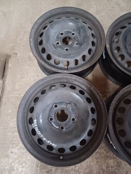 5x100 R15 plechové disky - 3