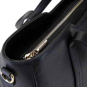 čierna minimalistická kožená kabelka wittchen - nová - 3