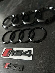 Audi RS4 BLACK LOGO SET - 3