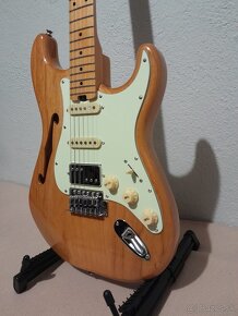 Elektrická gitara SX SEA1PH VINTAGE NATURAL ST MODEL THINLIN - 3