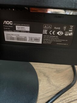 AOC Led monitor 24” - 3