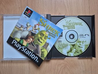 Predám hru na PS1 Shrek Treasure Hunt - 3