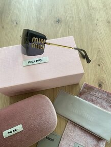 Miu miu okuliare 2 odtiene komplet balenie - 3