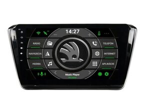 SKODA kvalitné 10"palc dotykove android autoradio - nové - 3