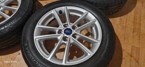 Predám letnú sadu alu disky Ford 5x108 R16 ,205/55 R16 7,5mm - 3