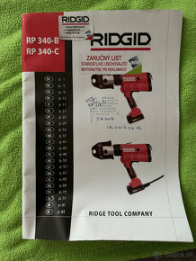 Lisovacka - RIDGID lisovačka RP 340 - Lisovčka - 3