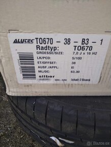 Alu 5 x 100 R 16 ALUTEC Germany. - 3