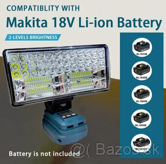 LED svetlo na batérie MAKITA 18V - 3