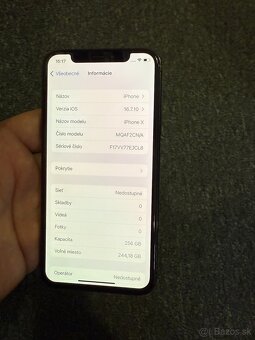 iPhone X 256GB nefunkcne Face ID - 3