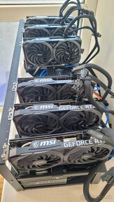 Mining Rig: 6x MSI GeForce RTX 3060Ti Ventus - 3