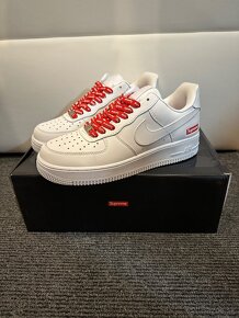 NIKE AIR FORCE 1 LOW "SUPREME WHITE" Tenisky - 3