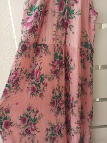 Ružové plisované šaty - 3