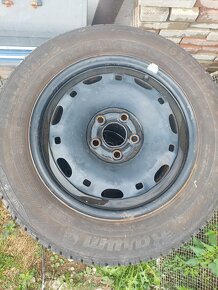 Predám 5x100 disky + pneumatiky 165/70 r14 - 3