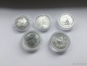 1 oz Ag mince - investičné striebro - 3