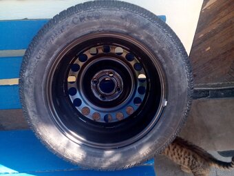 Rezervne koleso opel 4x100 R15 195 60 r15 ako nove - - 3