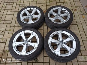 kolesa 5x112 R17 original Audi, pasuju na Škoda, VW, Seat - 3