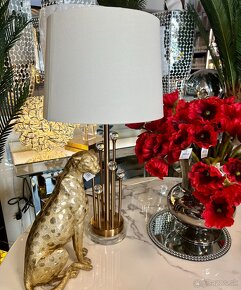 Stolná lampa Gold Mountain Diamonds Glamour Premium 72 cm XL - 3