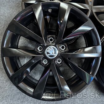 5x112 R16 Original Škoda ET 46 čierne leskle - 3