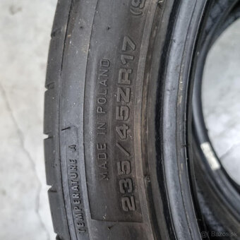 Letné pneumatiky 235/45 R17 DUNLOP DOT0319 - 3